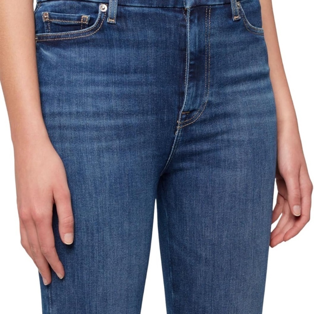 7 For All Mankind | Ultra High Rise Skinny Boot  No Filter Denim 24/32 - Picture 6 of 9